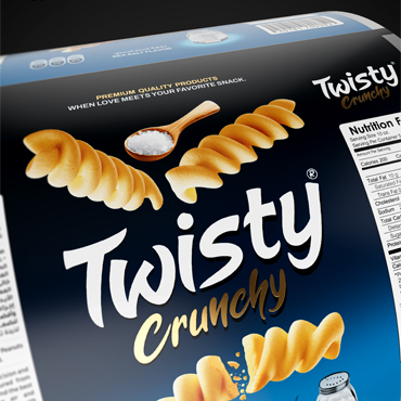 FAEL DESIGN Studio Home Twisty Crunchy | Packaging Design