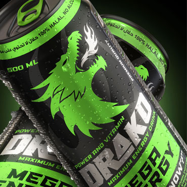 FAEL DESIGN Studio Home DRAKO Energy Drink | Packaging Design
