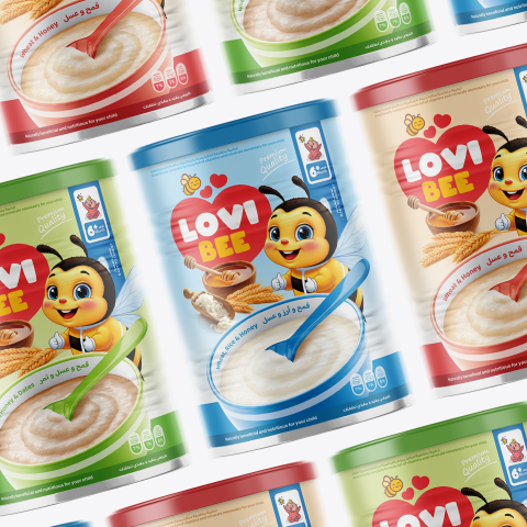 LOVIBEE Baby cereal | Packaging Design