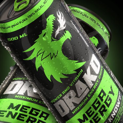 DRAKO Energy Drink | Packaging Design